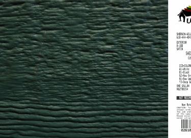 hunter green shed siding paint color code