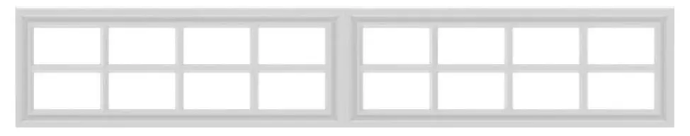 8 square garage window