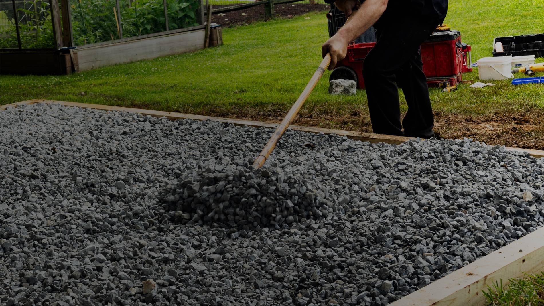 Stone Pad Installation