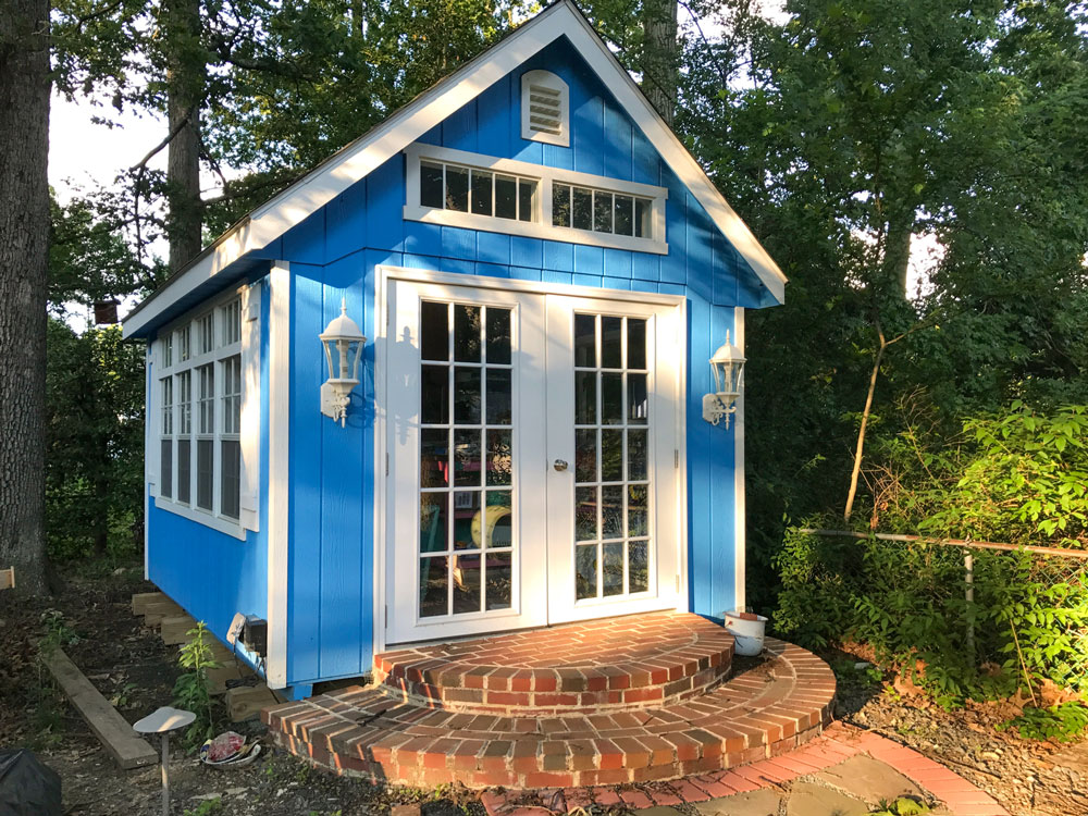 Dori’s Mosaic Retreat 10x12 Shed 9 10x12 storage shed