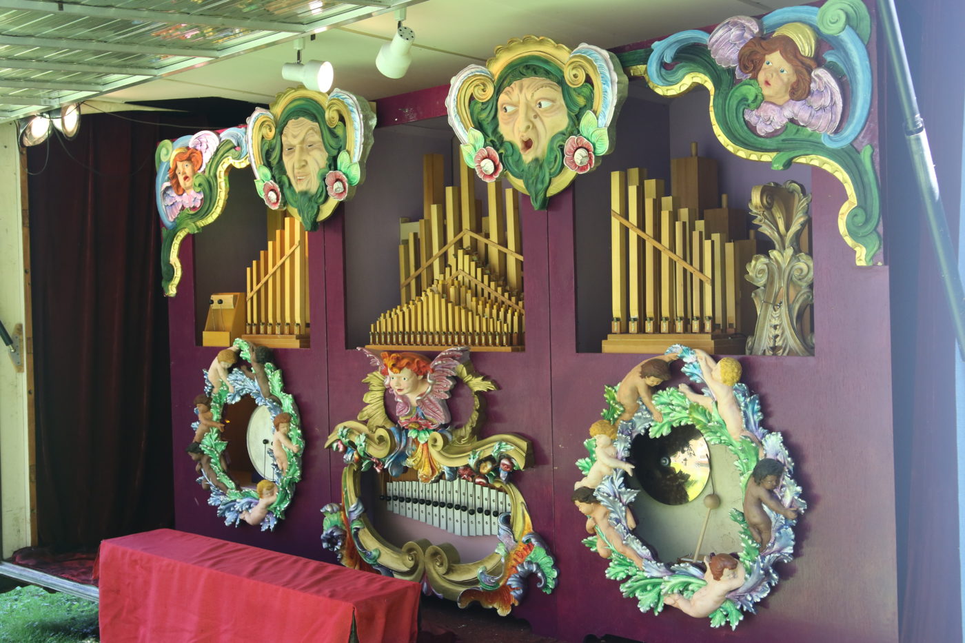 Sheds as Train Depots: Carousel Carver and Train Builder Gives a Tour 3 band organ trailer bob yorburg