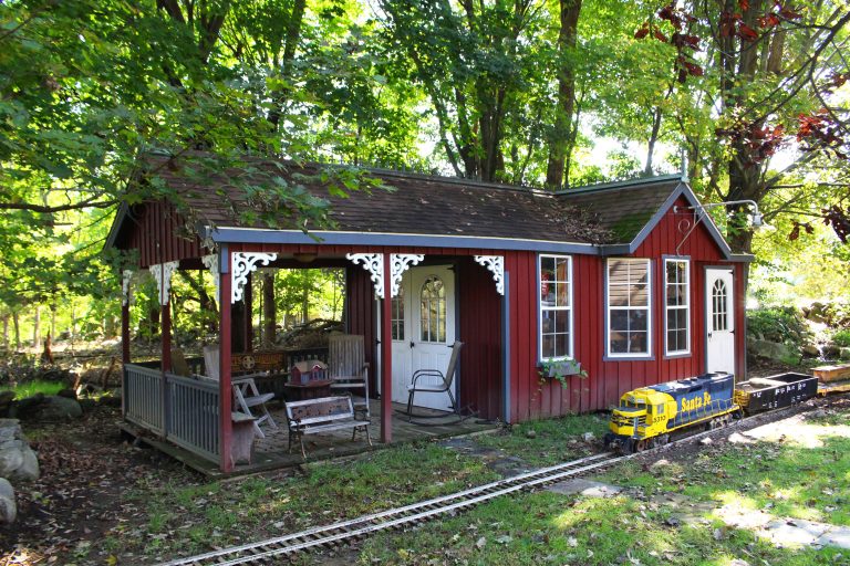 shed as a train depot shed as a train depot