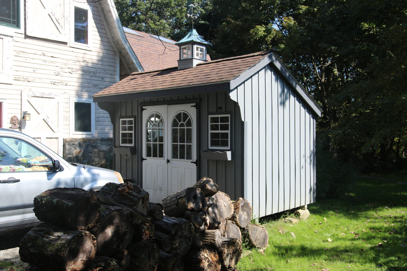 Sheds as Train Depots: Carousel Carver and Train Builder Gives a Tour 6 small shed